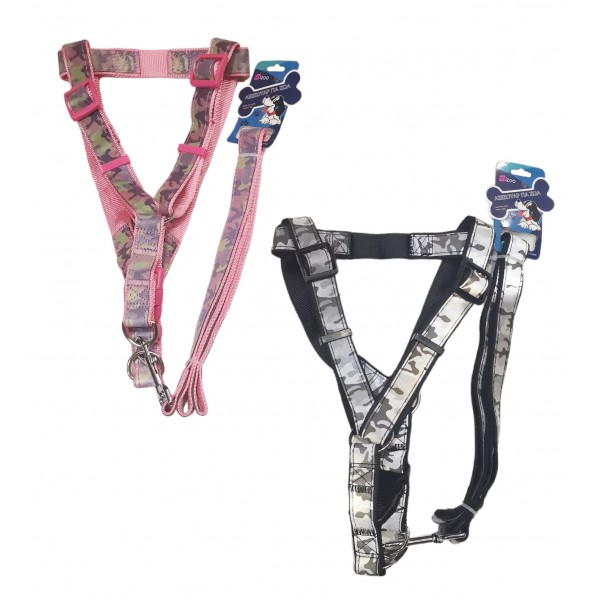 MIZOO ΣΕΤ ΣΑΜΑΡΑΚΙ ΣΚΥΛΟΥ ΜΕ ΛΟΥΡΙ ΠΑΡΑΛΛΑΓΗ ΡΟΖ / ΜΑΥΡΟ ΣΕ 3 ΧΡΩΜΑΤΑ 120CMX2.5CM